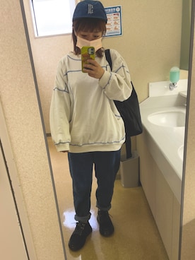 「坩堝（ルツボ）のアイテム」を使った、uさん（レディース・144cm）の春コーディネート