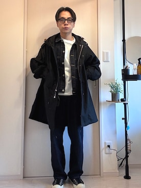 「schott（ショット）のアイテム」を使った、ryuuujiさん（メンズ・169cm）の春コーディネート