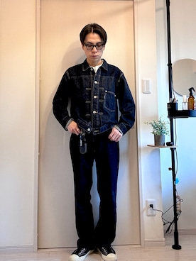 「schott（ショット）のアイテム」を使った、ryuuujiさん（メンズ・169cm）の春コーディネート