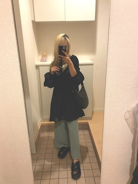 「金髪」｜まみさん（レディース・150cm・20代）の秋コーディネート
