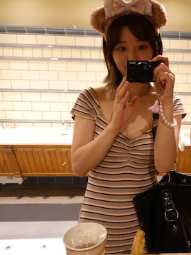 「MOUSSY（マウジー）のアイテム」を使った、karinさん（レディース・162cm）の夏コーディネート