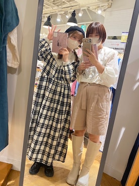 「Samansa Mos2（サマンサ モスモス）のアイテム（その他）」を使った、カ　リ　ンさん（レディース・160cm）の秋コーディネート