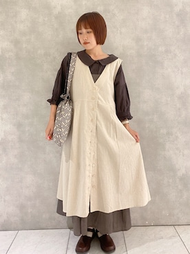 「アイテム（ドレスシューズ）」を使った、カ　リ　ンさん（レディース・160cm）の夏コーディネート