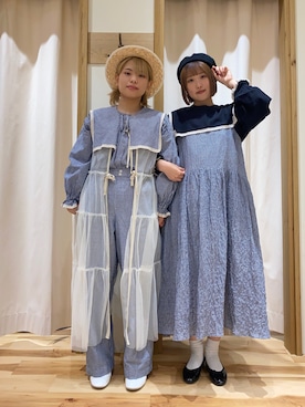 「ゆべしコラボ」｜「アイテム（その他シューズ）」を使った、カ　リ　ンさん（レディース・160cm）の春コーディネート
