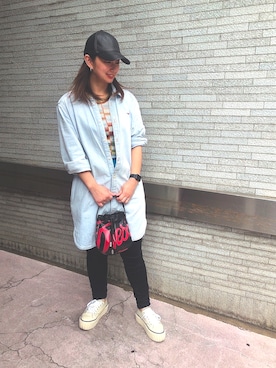 naoさん（レディース・161cm）の春コーディネート