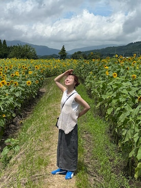 「アイテム（その他トップス）」を使った、Runaさん（レディース・155cm・20代）の秋コーディネート