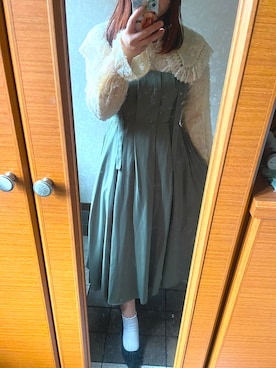 「merrylatte（メリーラテ）のアイテム」を使った、にゃんちゆさん（レディース・162cm）の春コーディネート