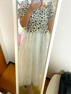 「merrylatte（メリーラテ）のアイテム」を使った、にゃんちゆさん（レディース・162cm）の夏コーディネート