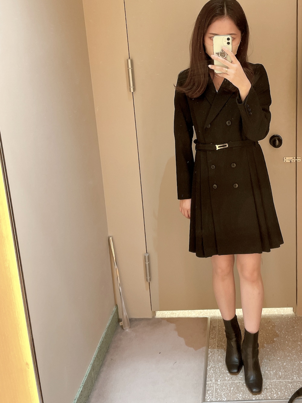 SNIDEL(スナイデル)の「ジャケットミニワンピース(ワンピース