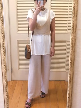 「SIKI PRODUCT.（シキプロダクト）のアイテム」を使った、ゆーんさん（レディース・161cm）の夏コーディネート