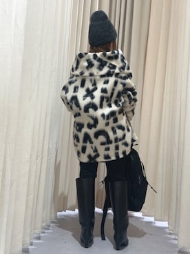 「アイテム（ノーカラージャケット）」を使った、Dressyu.さん（レディース・150cm）の秋コーディネート