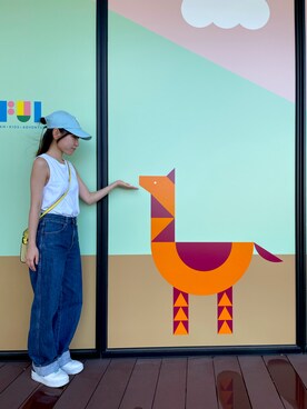 「& chouette（アンドシュエット）のアイテム」を使った、kyonさん（レディース・153cm）の夏コーディネート