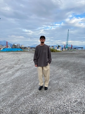 「アイテム（リング）」を使った、Nakaharaさん（メンズ・176cm・30代）の秋コーディネート