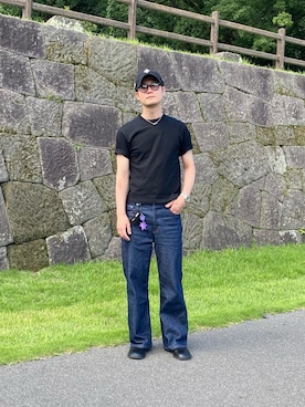 「アイテム（パンプス）」を使った、Nakaharaさん（メンズ・176cm）の秋コーディネート