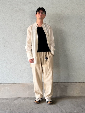 「MOSCOT（モスコット）のアイテム」を使った、Nakaharaさん（メンズ・176cm）の春コーディネート