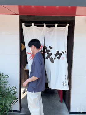「夏男」｜いどのしろさん（メンズ・175cm）の秋コーディネート