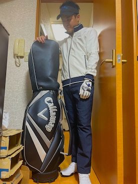 ゴルフグッズを使った 冬コーデ の人気ファッションコーディネート Wear