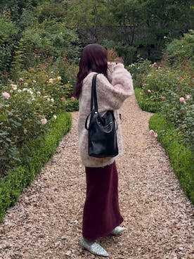 「アイテム（ローファー、シルバー系）」を使った、nacoさん（レディース・162cm）の秋コーディネート