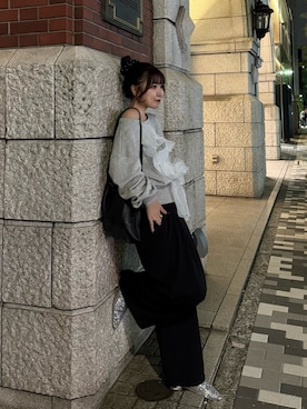 「アイテム（スウェット）」を使った、nacoさん（レディース・162cm・20代）の秋コーディネート