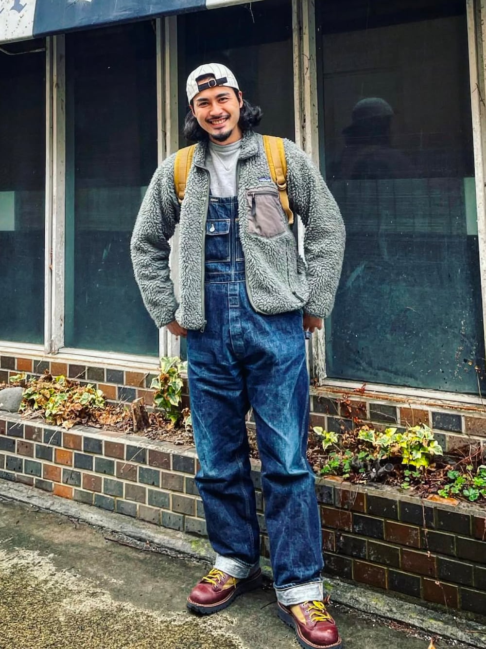 サロペット/オーバーオールを使った「パタゴニア」のメンズ人気