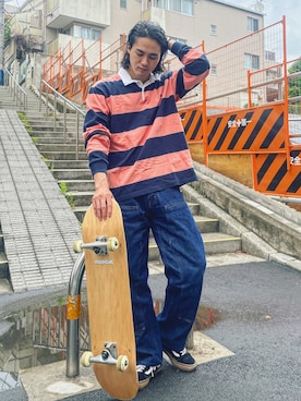 「アイテム（その他トップス）」を使った、かとうまお | 経年変化委員会さん（メンズ・173cm・20代）の春コーディネート