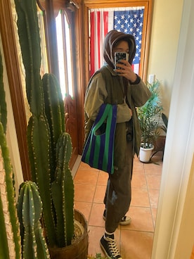 「w closet（ダブルクローゼット）のアイテム（その他アウター）」を使った、s_a_k_iさん（レディース・164cm）の冬コーディネート