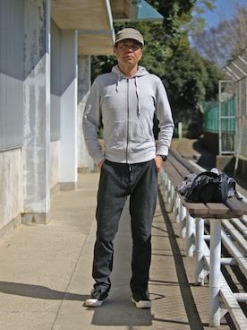 Hidezumiさん（メンズ・174cm・50代）の春コーディネート