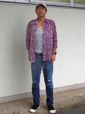 Hidezumiさん（メンズ・174cm・50代）の夏コーディネート