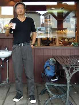 Hidezumiさん（メンズ・174cm・50代）の夏コーディネート