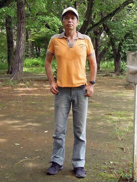 「D&G（ディーアンドジー）のアイテム」を使った、Hidezumiさん（メンズ・174cm）の夏コーディネート