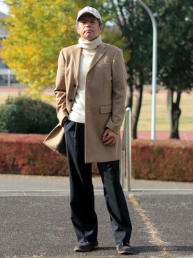 プレミアムラムタートルネックセーター 長袖 を使ったメンズ人気ファッションコーディネート Wear プレミアムラムタートルネックセーター 長袖 を使ったメンズ人気ファッションコーディネート Wear
