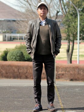 Zara ザラ のライダースジャケットを使ったメンズ人気ファッションコーディネート Wear