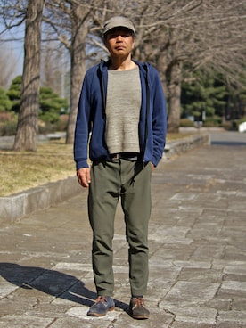 Hidezumiさん（メンズ・174cm・50代）の春コーディネート
