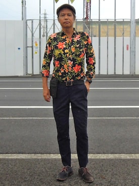 Hidezumiさん（メンズ・174cm・50代）の夏コーディネート