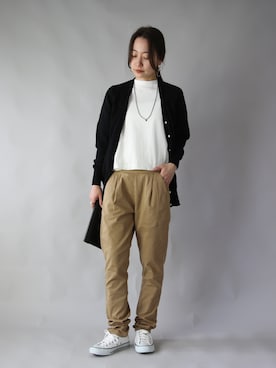 「and it_（アンドイット）のアイテム（トップス）」を使った、and it_staffさん（レディース・160cm）の春コーディネート