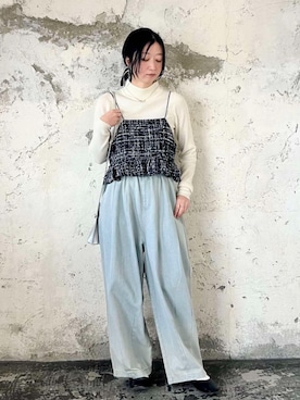 「and it_（アンドイット）のアイテム」を使った、and it_staffさん（レディース・163cm）の冬コーディネート