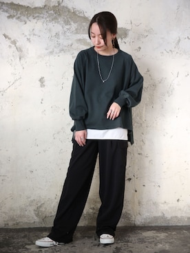 「and it_（アンドイット）のアイテム」を使った、and it_staffさん（レディース・160cm）の冬コーディネート