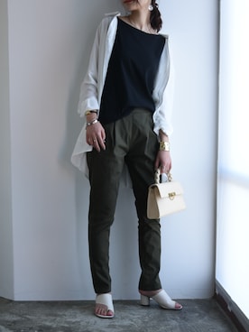 「and it_（アンドイット）のアイテム」を使った、and it_staffさん（レディース・163cm）の春コーディネート