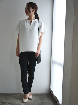 「and it_（アンドイット）のアイテム」を使った、and it_staffさん（レディース・160cm）の春コーディネート