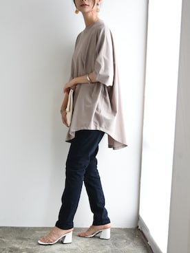 「and it_（アンドイット）のアイテム」を使った、and it_staffさん（レディース・163cm）の春コーディネート