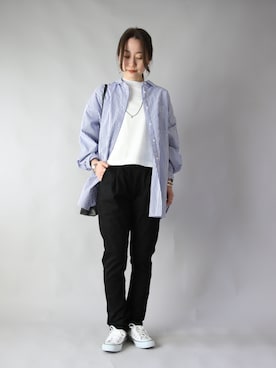 「and it_（アンドイット）のアイテム（トップス）」を使った、and it_staffさん（レディース・160cm）の春コーディネート