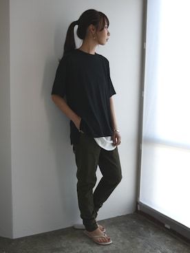 「and it_（アンドイット）のアイテム」を使った、and it_staffさん（レディース・157cm）の春コーディネート