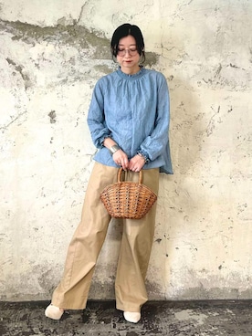 「and it_（アンドイット）のアイテム」を使った、and it_staffさん（レディース・163cm）の春コーディネート