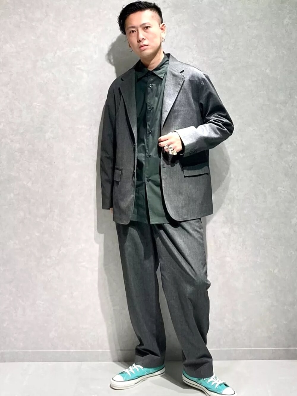 ビューティーアンドユース TORAY セットアップ ダークグレー ウォッシャブル ビューティーアンドユース TORAY セットアップ ダークグレー