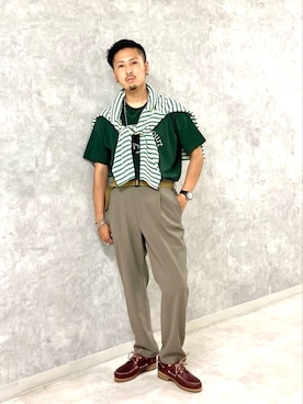 「PRINCE（プリンス）のアイテム」を使った、Y-DRAGONさん（メンズ・176cm）の夏コーディネート