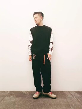 「cloudy cloudy（クラウディクラウディ）のアイテム」を使った、Y-DRAGONさん（メンズ・176cm）の秋コーディネート