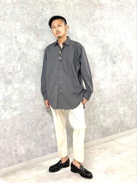 「allery（アレリー）のアイテム」を使った、Y-DRAGONさん（メンズ・176cm）の夏コーディネート