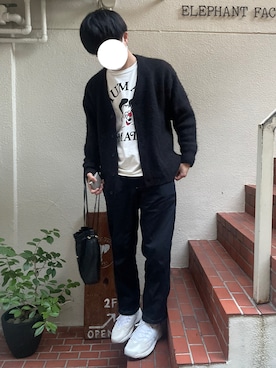 「アイテム（ピアス（両耳用））」を使った、bisuさん（メンズ・171cm・20代）の冬コーディネート
