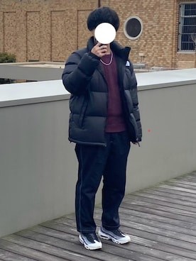 「いいね返し」｜「アイテム（ダウンジャケット/コート）」を使った、bisuさん（メンズ・171cm）の冬コーディネート