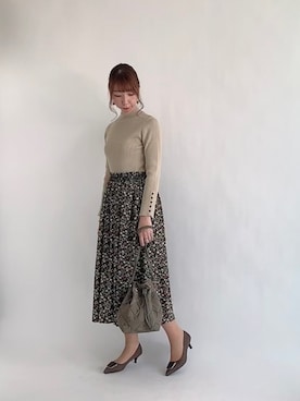 sakiさん（レディース・163cm）の春コーディネート